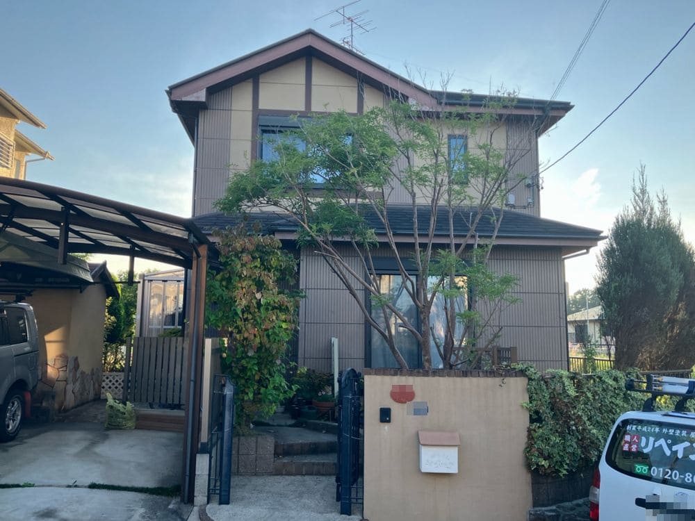 名張市の外壁塗装、屋根塗装をリペイント匠が施工した写真