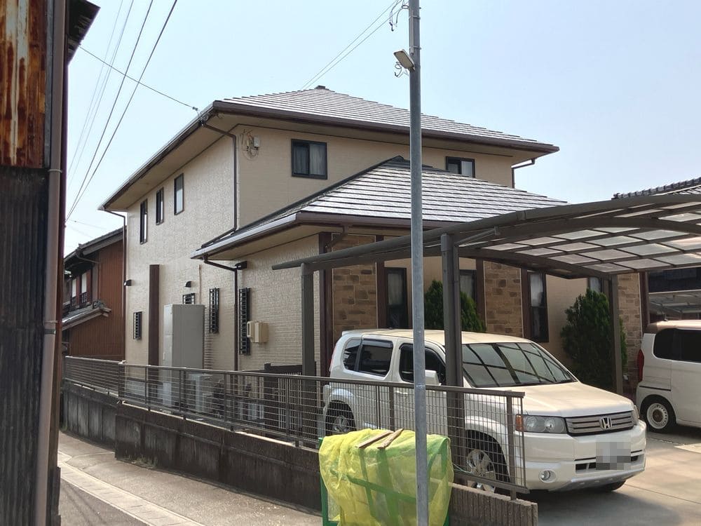 Y様(三重郡朝日町縄生)施工後_外壁全体 (3) 四日市市の外壁、屋根塗装をリペイント匠が施工した写真