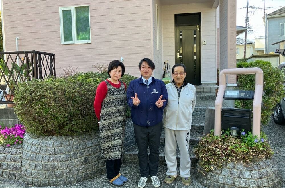 松阪市の外壁塗装、屋根塗装をリペイント匠が施工した写真