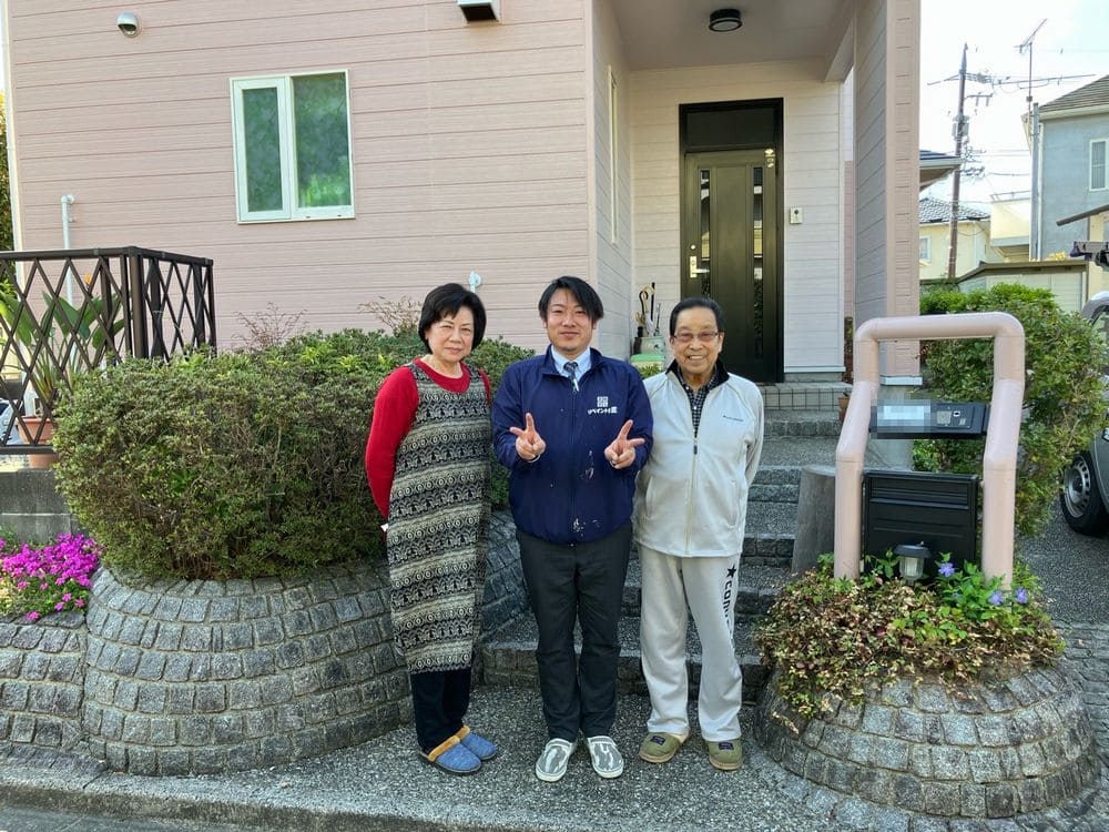 松阪市の外壁塗装、屋根塗装をリペイント匠が施工した写真
