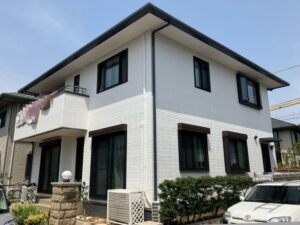 鈴鹿市の外壁塗装、防水工事をリペイント匠が施工した写真
