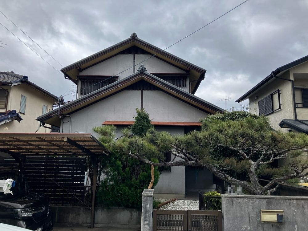 M様(名張市)施工前 (3) 名張市の外壁塗装をリペイント匠が施工した写真