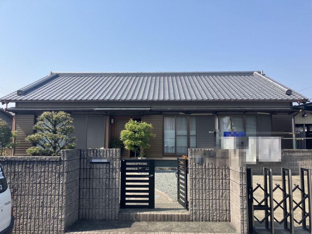 M様(伊勢市)外壁_施工前2 伊勢市の外壁塗装をリペイント匠が施工した写真
