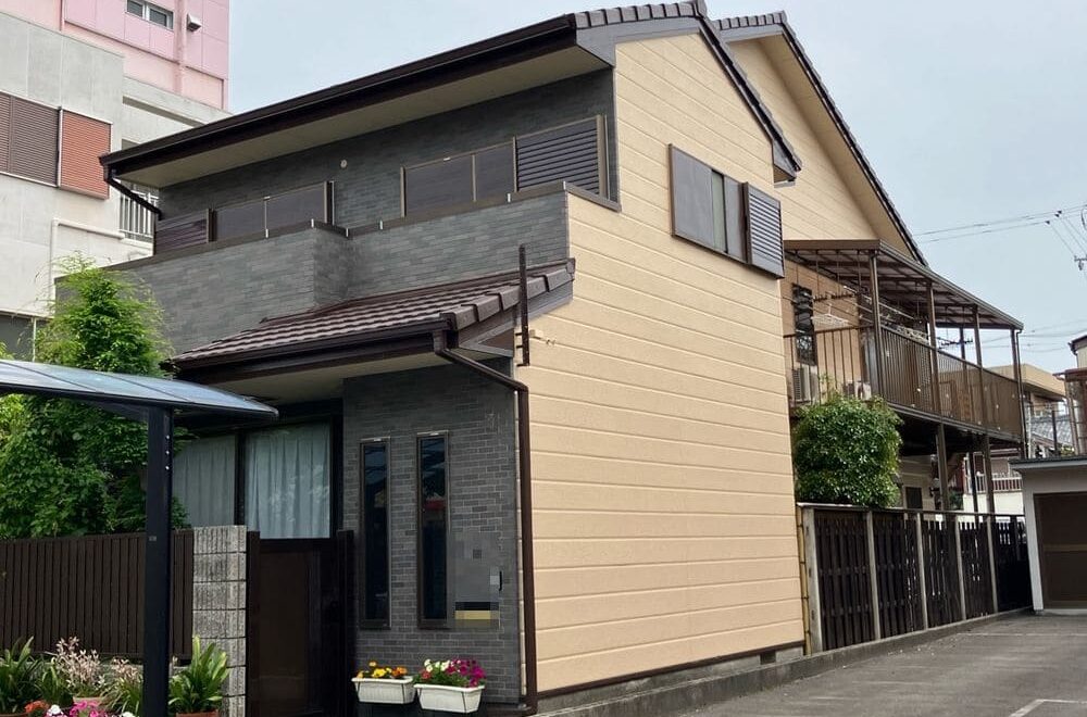 松阪市の外壁・屋根塗装をリペイント匠が施工した写真