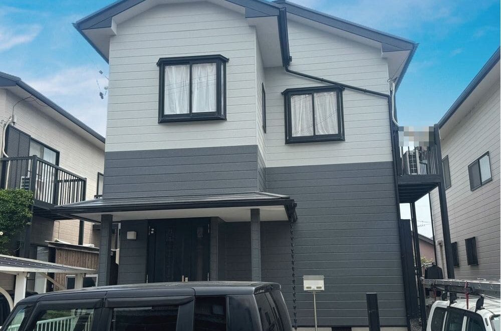 四日市市の外壁屋根塗装をリペイント匠が施工した写真