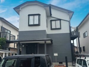 四日市市の外壁屋根塗装をリペイント匠が施工した写真