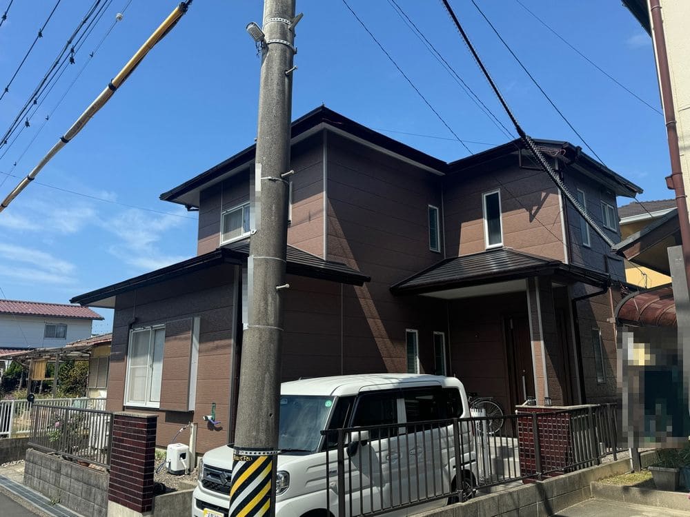 H様(鈴鹿市)外壁_施工後3 鈴鹿市の外壁塗装をリペイント匠が施工した写真
