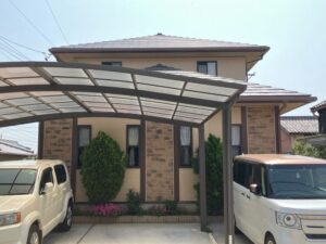 四日市市の外壁、屋根塗装をリペイント匠が施工した写真