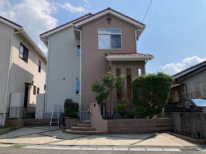 鈴鹿市の外壁塗装、をリペイント匠が施工した写真