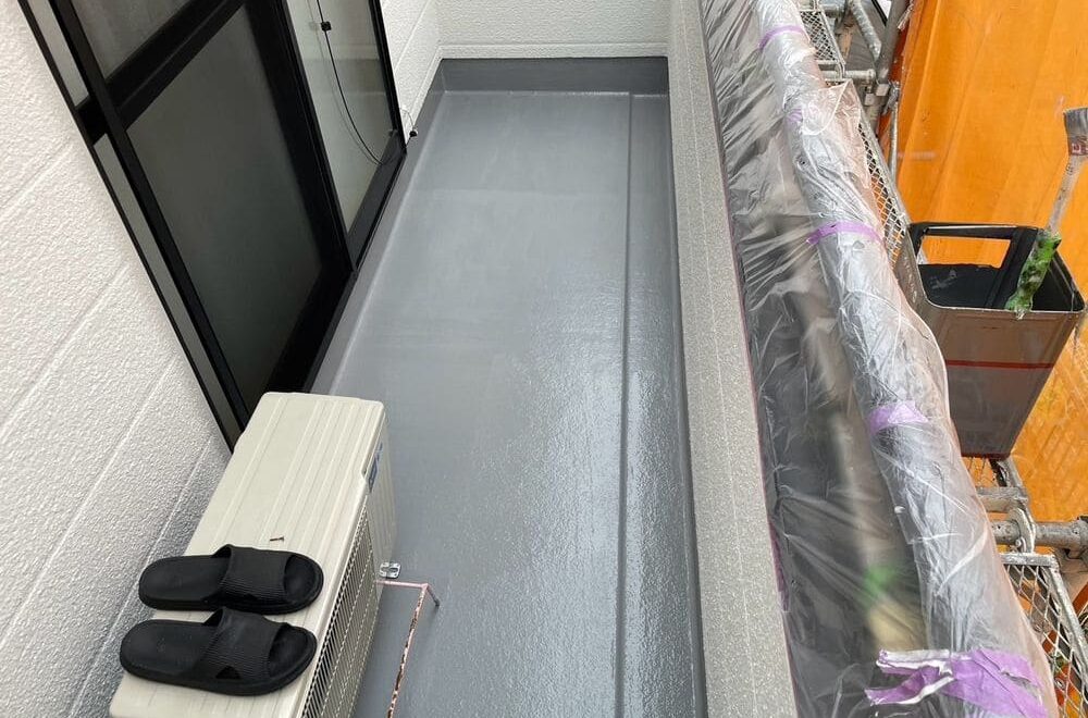 鈴鹿市の外壁塗装、屋根塗装、防水工事をリペイント匠が施工した写真