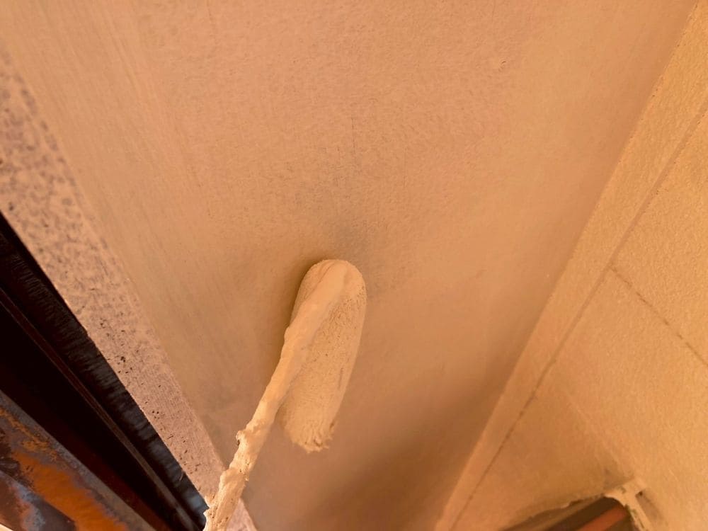 O様(津市)軒天_2回目 津市の外壁塗装、屋根塗装をリペイント匠が施工した写真