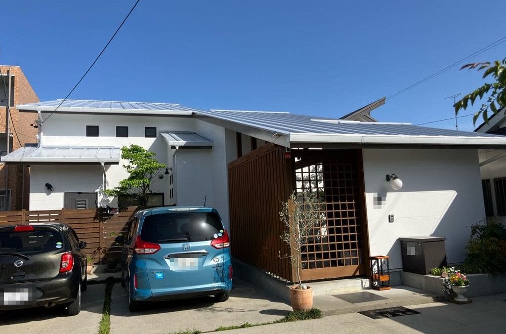 松阪市の外壁塗装、屋根塗装をリペイント匠が施工した写真