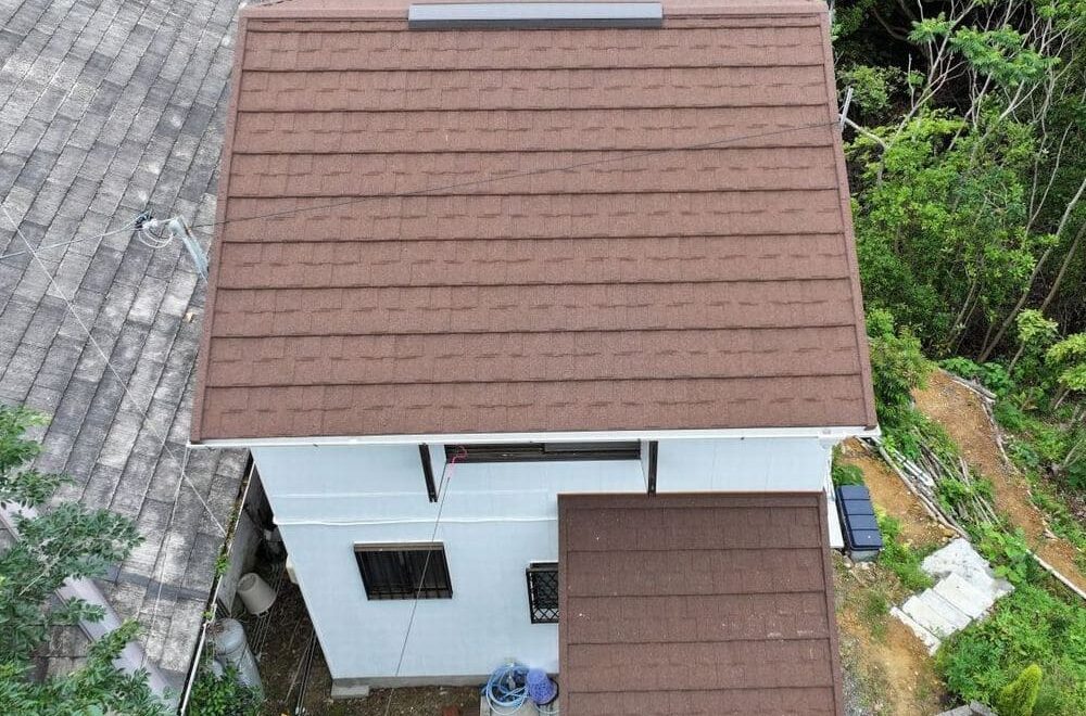 志摩市の外壁塗装、屋根工事をリペイント匠が施工した写真