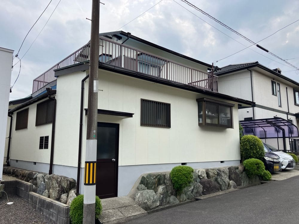 O様(津市)外壁_施工後2 津市の外壁塗装、屋根塗装をリペイント匠が施工した写真