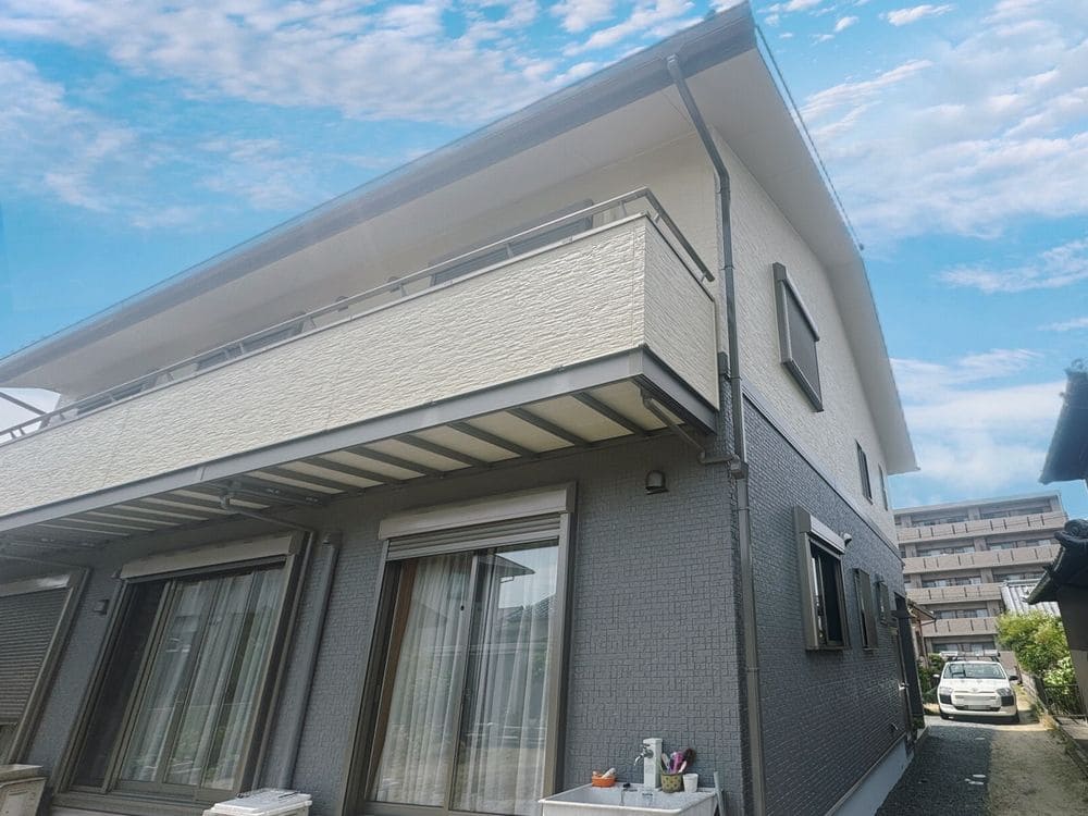 N様(四日市市楠町)_施工後_外壁全体 (3) 四日市市の外壁塗装をリペイント匠が施工した写真