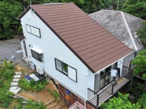 志摩市の外壁塗装、屋根工事をリペイント匠が施工した写真
