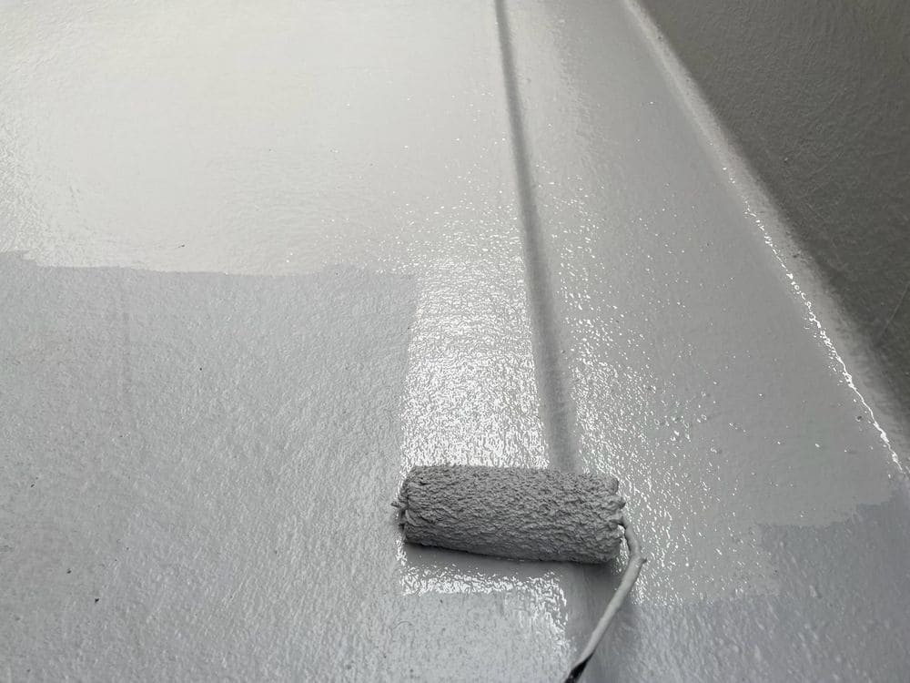 H様(鈴鹿)防水(トップコート) 鈴鹿市の外壁塗装、屋根塗装、防水工事をリペイント匠が施工した写真