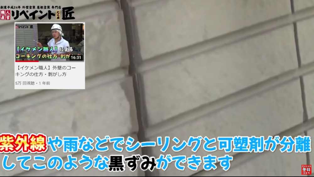 外壁の黒ずみの原因は「ブリード現象」