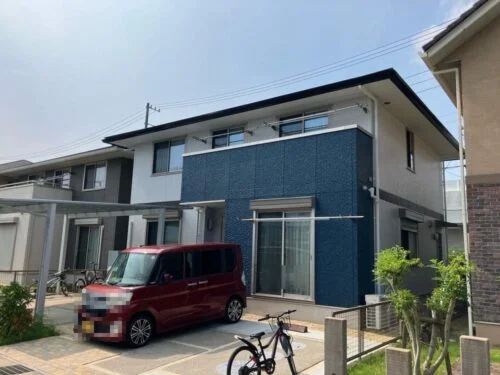 24cd263d452379d43aeaea7fe08bd412-500x375 鈴鹿市の外壁塗装をリペイント匠が施工した写真