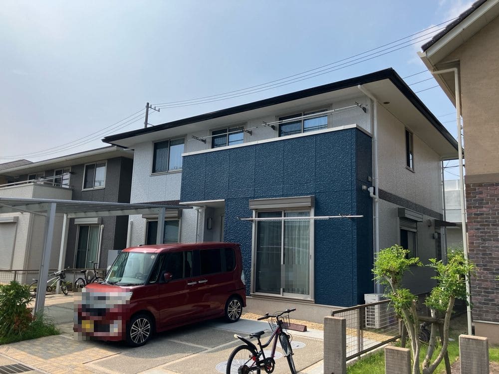 I様(鈴鹿市)外壁_施工後2 鈴鹿市の外壁塗装をリペイント匠が施工した写真