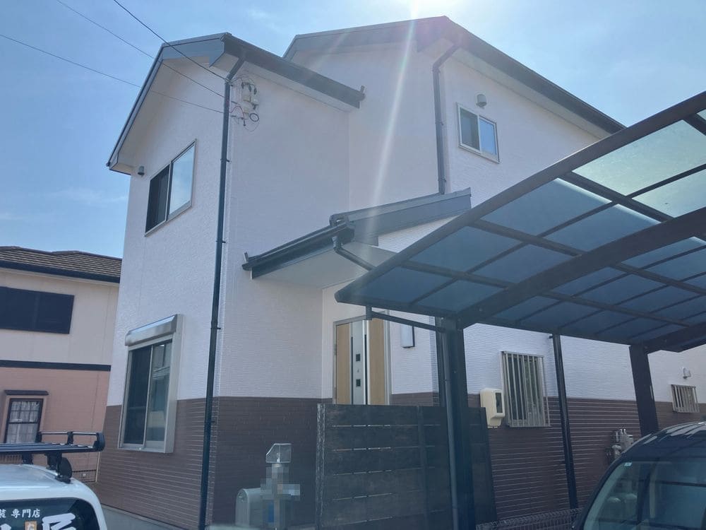 鈴鹿市の外壁・屋根塗装をリペイント匠が施工した写真