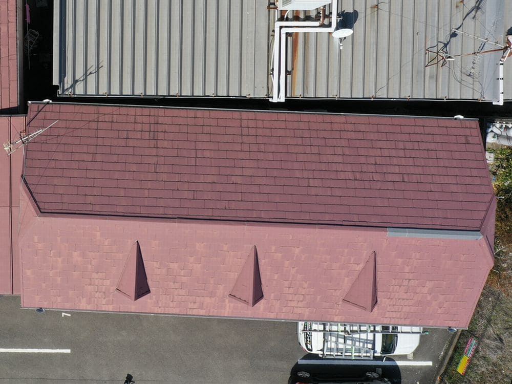 O様(志摩)屋根施工前 志摩市の外壁塗装、屋根塗装、屋根工事、防水工事をリペイント匠が施工した写真