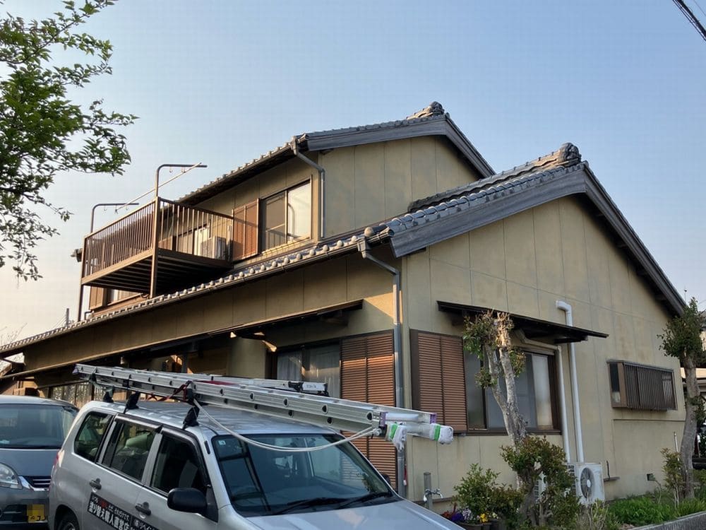 S様(津)施工前 (2) 津市の外壁塗装をリペイント匠が施工した写真