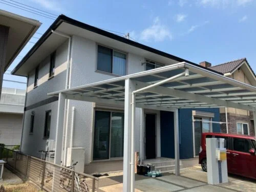 8c9b47b6a35f3ec105ca3ab2c0ad65ed-500x375 鈴鹿市の外壁塗装をリペイント匠が施工した写真