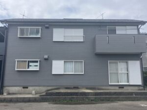 志摩市の外壁塗装、屋根塗装、屋根工事、防水工事をリペイント匠が施工した写真