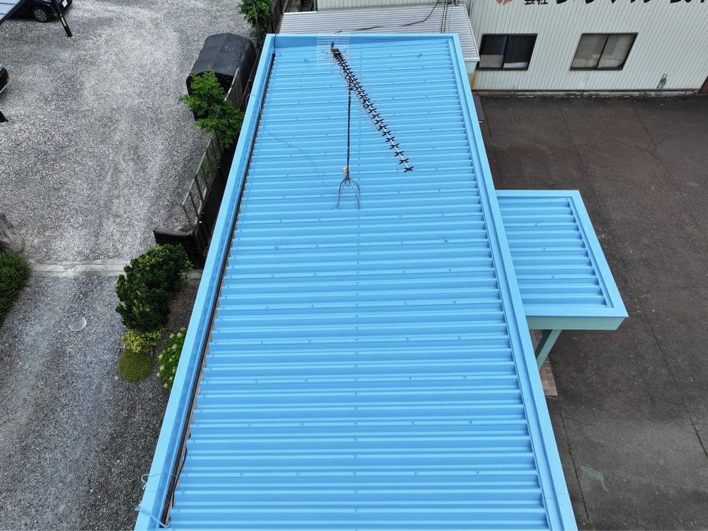 T様(いなべ市)施工後_屋根全体 いなべ市の外壁塗装をリペイント匠が施工した写真