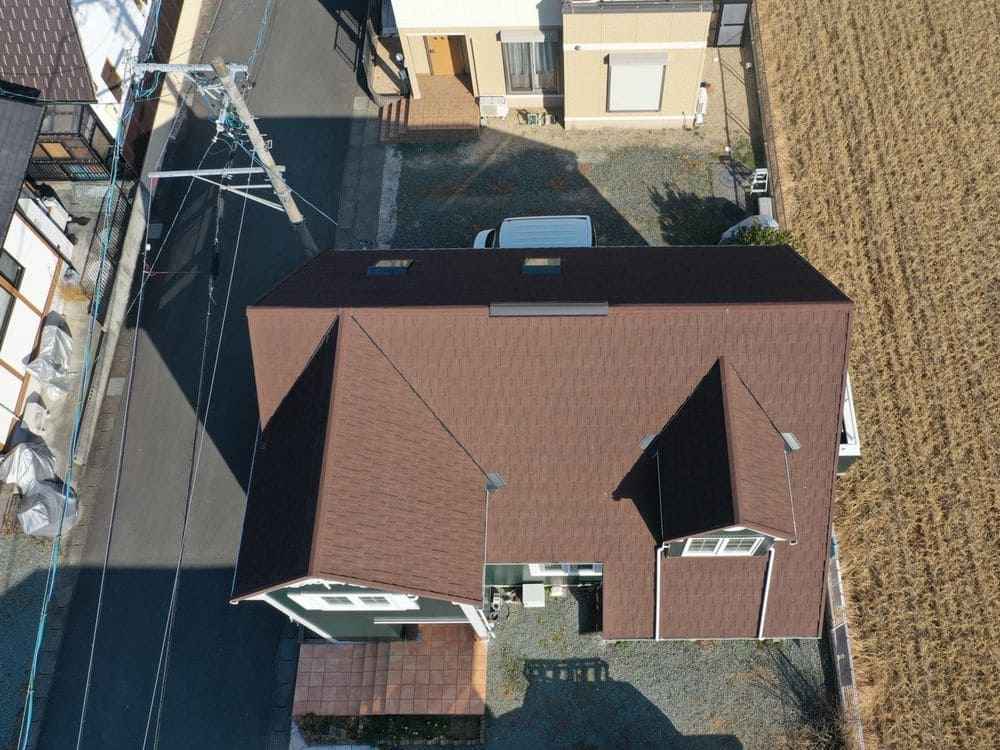 度会郡・築20年の住宅に行った屋根カバー工事