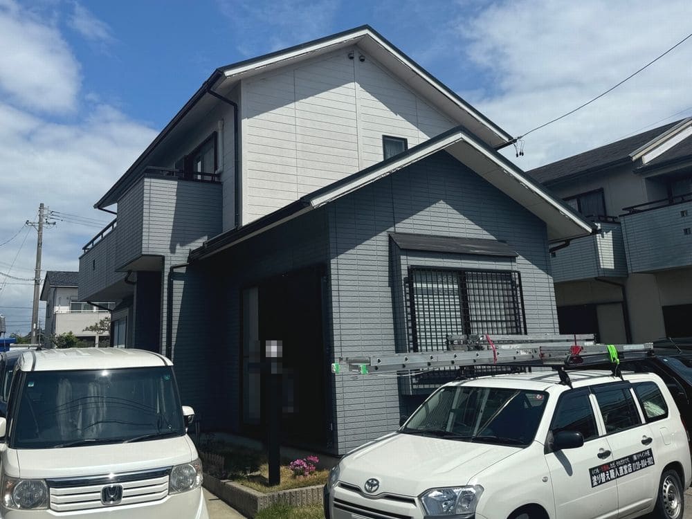 四日市市の外壁塗装、屋根塗装をリペイント匠が施工した写真