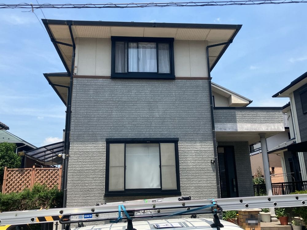 M様(四日市市)外壁_施工前3 四日市市の外壁塗装をリペイント匠が施工した写真