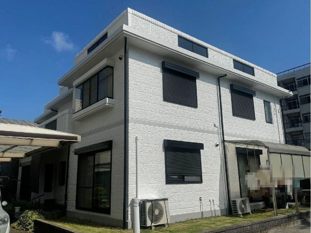 四日市市の外壁塗装、防水工事をリペイント匠が施工した写真