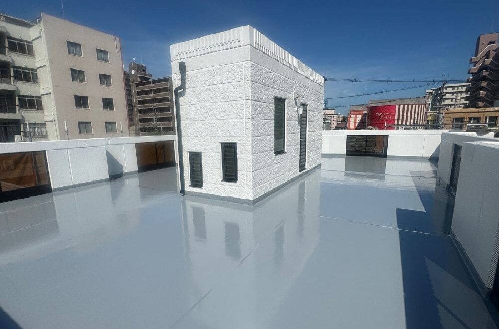 四日市市の外壁塗装、防水工事をリペイント匠が施工した写真