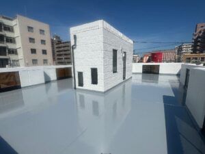 四日市市の外壁塗装、防水工事をリペイント匠が施工した写真