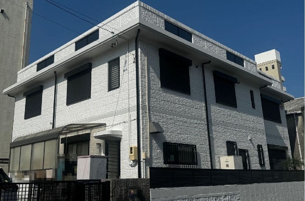 四日市市の外壁塗装、防水工事をリペイント匠が施工した写真