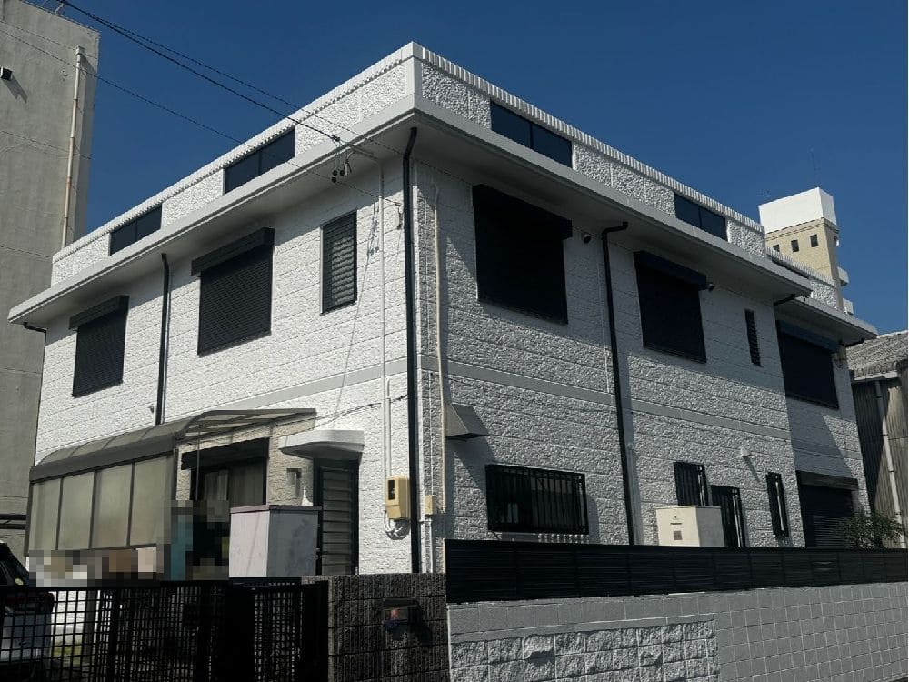 四日市市の外壁塗装、防水工事をリペイント匠が施工した写真