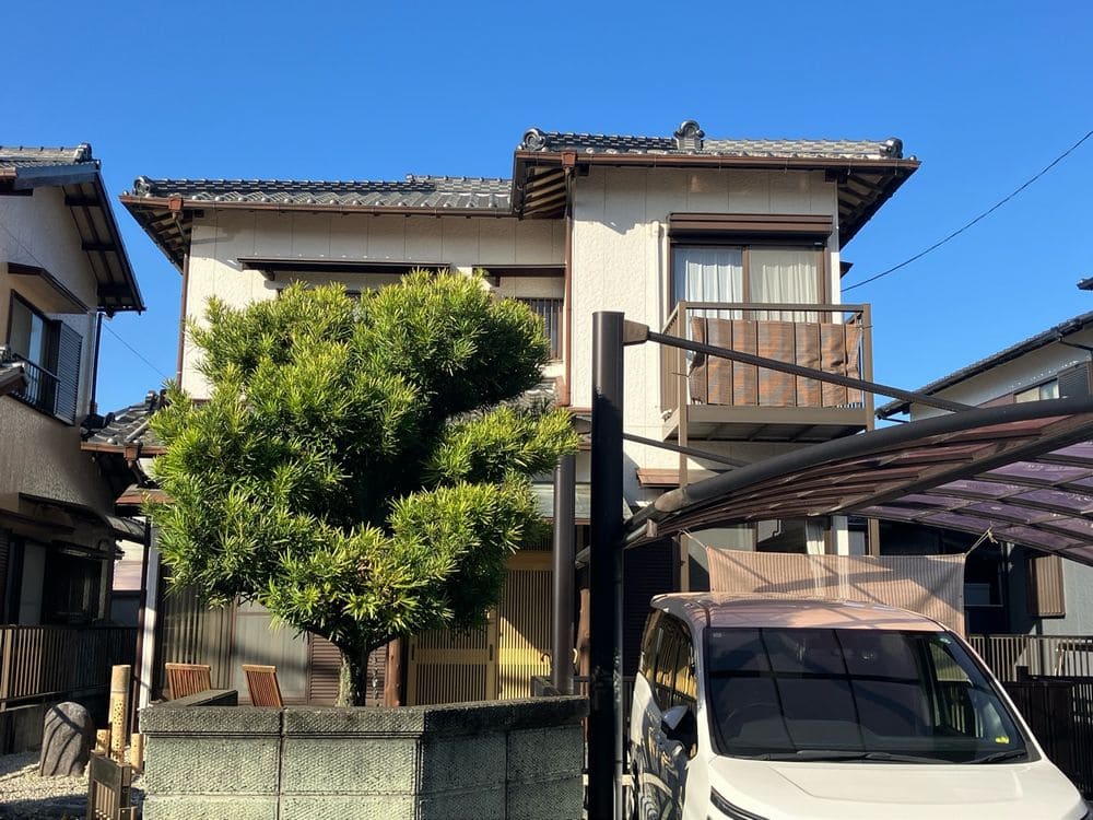 松阪市 T様 施工前 松阪市の外壁塗装をリペイント匠が施工した写真