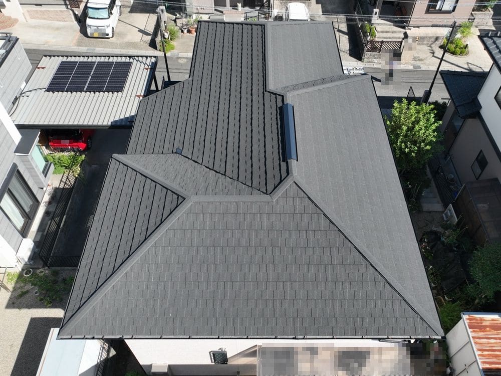 M様(四日市市)屋根_施工後2 四日市市の屋根工事をリペイント匠が施工した写真