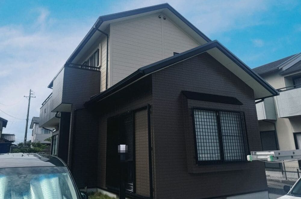 四日市市の外壁塗装、屋根塗装をリペイント匠が施工した写真