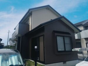 四日市市の外壁塗装、屋根塗装をリペイント匠が施工した写真