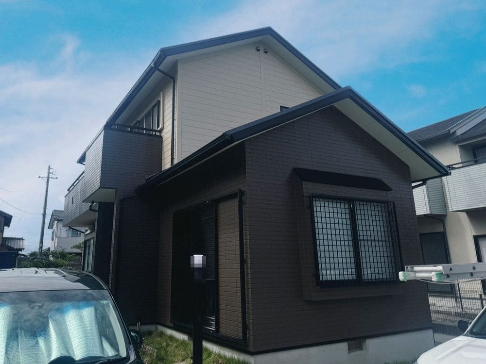 四日市市の外壁塗装、屋根塗装をリペイント匠が施工した写真