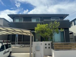 三重郡朝日町の外壁塗装をリペイント匠が施工した写真