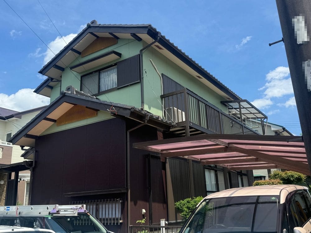 施工後_外壁全体 (3) 員弁郡の外壁塗装をリペイント匠が施工した写真