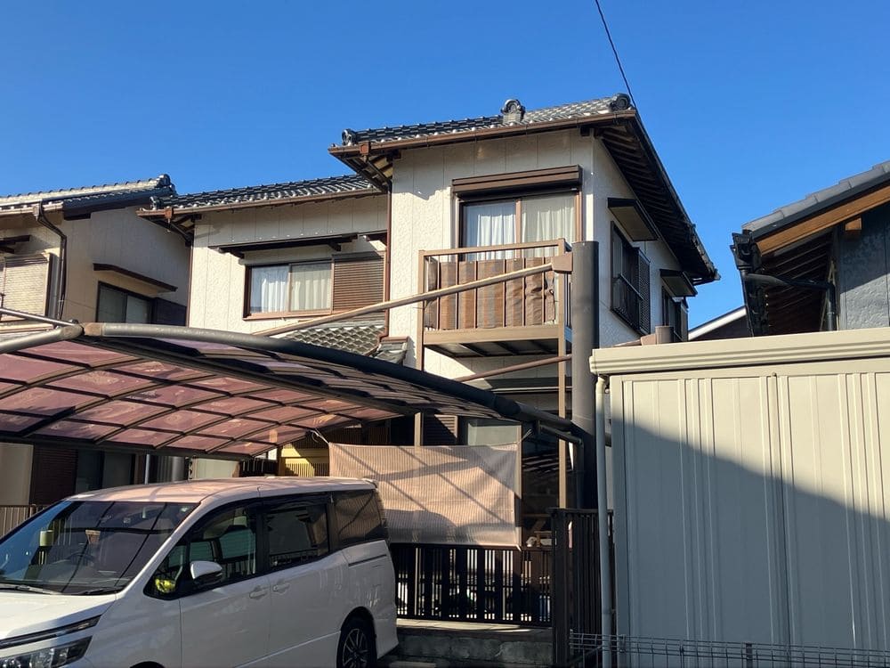 松阪市 T様 施工前 (2) 松阪市の外壁塗装をリペイント匠が施工した写真
