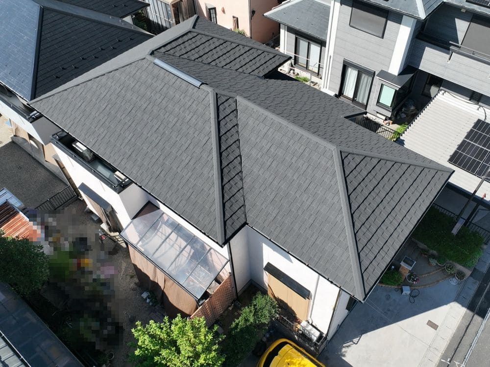 M様(四日市市)屋根_施工後3 四日市市の屋根工事をリペイント匠が施工した写真