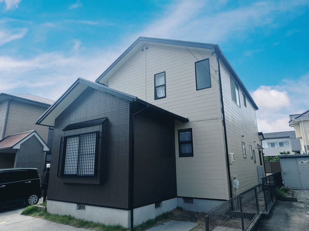 四日市市の外壁塗装、屋根塗装をリペイント匠が施工した写真