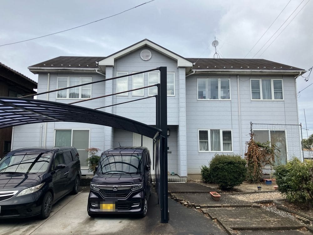 亀山市_M様_施工前_全体 亀山市の外壁塗装、屋根塗装をリペイント匠が施工した写真