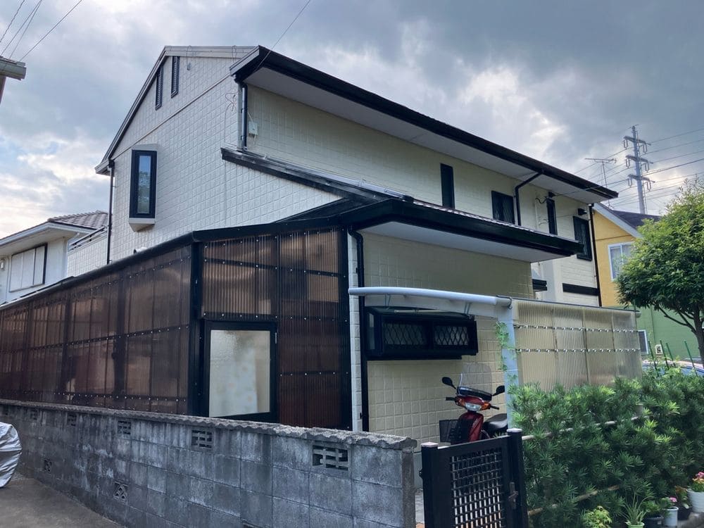 松阪市の外壁塗装をリペイント匠が施工した写真